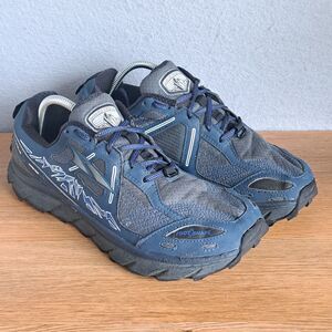 Altra Men Lone Peak 3.5 Blue Black Running Shoes Sneakers Mens 9.5 Shoes Hiking